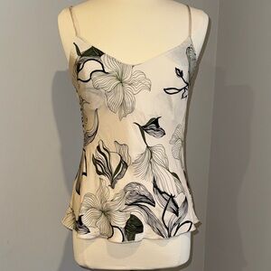 NWT Milio Milano Floral Spaghetti Strap Top